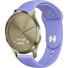 Kreton Garmin Vivomove Luxe , Style , Hr ile Uyumlu Kordon Yumuşak Dokulu Esnek Jel Silikon Kayış