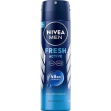 Nivea Men Fresh Active Erkek Sprey Deodorant 150 ml