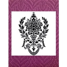 Stencil Sarayi Boyama Şablon Desenler - 2094 Ölçü 80X80