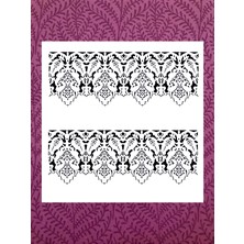 Stencil Sarayi Boyama Şablon Desenler - 2174 Ölçü 80X80