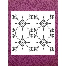 Stencil Sarayi Boyama Şablon Zemin Deseni - 2228 Ölçü 60X60