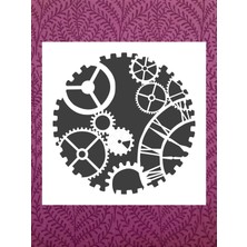 Stencil Sarayi Boyama Şablon Objeler - 2226 Ölçü 60X60