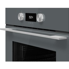 Teka HLB 8400 ST Ankastre Multifonksiyonel Dijital Ekranlı Turbo Fırın Gri Cam 70 lt 111000006