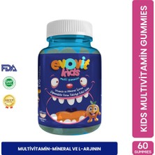 Evo Pharma Evovit Kids Multi Gummies (60 Çiğnenebilir form) Multivitamin ve mineral, L arjinin