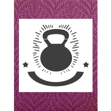 Stencil Sarayi Boyama Şablon Objeler - 2208 Ölçü 80X80