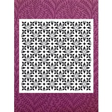 Stencil Sarayi Boyama Şablon Zemin Deseni - 2240 Ölçü 80X80