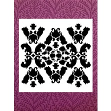 Stencil Sarayi Boyama Şablon Desenler - 2096 Ölçü 60X60