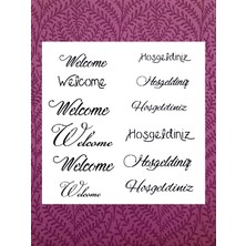 Stencil Sarayi Boyama Şablon Yazı ve Numaralar - 2219 Ölçü 60X60