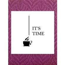 Stencil Sarayi Boyama Şablon Mutfak Obje ve Yazıları - 9004 Ölçü 60X60