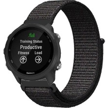 Kreton Garmin Forerunner 245 / 245 Music ile Uyumlu Kordon Cırt Cırtlı Spor Kumaş Kayış