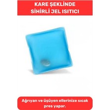 Mavi Sihirli Kare Jel El Isıtıcı Cep Sobası