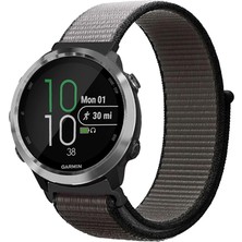 Kreton Garmin Forerunner 645 / 645 Music ile Uyumlu Kordon Cırt Cırtlı Spor Kumaş Kayış