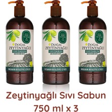 Eyüp Sabri Tuncer Doğal Zeytinyağlı Sıvı Sabun - 750 ml 3 Adet