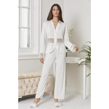 Pierre Cardin 6'lı Penye Gelin Çeyiz Seti - Ekru 5040