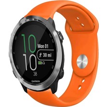 Kreton Garmin Forerunner 645 / 645 Music ile Uyumlu Kordon Yumuşak Dokulu Esnek Jel Silikon Kayış
