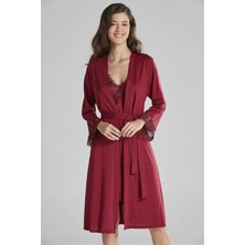 Pierre Cardin 6'lı Penye Gelin Çeyiz Seti - Bordo 5040