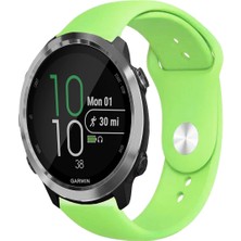 Kreton Garmin Forerunner 645 / 645 Music ile Uyumlu Kordon Yumuşak Dokulu Esnek Jel Silikon Kayış