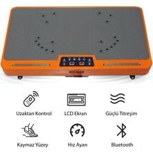 Kochler Shaper Titreşimli Bluetoothlu Kondisyon Aleti ve Egzersiz Aleti - Kumandalı - Çoklu Program Modu