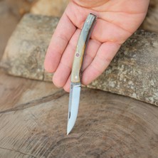 Köse Mehmet Katlanır Model 14 cm -  Kemik Sap