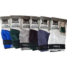 Tutku Erkek Lıon Spor Boxer 6'lı  0123 Kombin