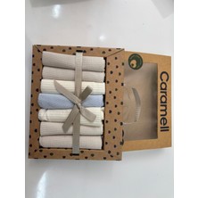 Caramell 7'li Renkli Erkek Bebek Ağız Mendili