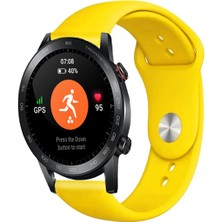 Tagomoon Honor Magic Watch 2 46MM Akıllı Saat Uyumlu Yumuşak Dokulu Silikon Kordon Kayış