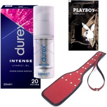Durex Intense Kadın Uyarıcılı Jel + Kırmızı Deri Şaplak + Hediye