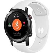 Tagomoon Honor Magic Watch 2 46MM Akıllı Saat Uyumlu Yumuşak Dokulu Silikon Kordon Kayış