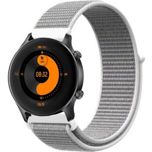 Tagomoon Haylou Rs3 LS04 Akıllı Saat Uyumlu Spor Kumaş Desenli Cırt Cırtlı Kordon Kayış