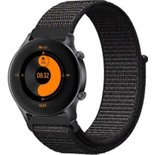 Tagomoon Haylou Rs3 LS04 Akıllı Saat Uyumlu Spor Kumaş Desenli Cırt Cırtlı Kordon Kayış