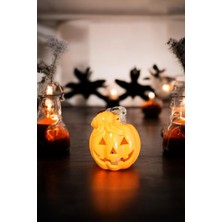 Parti Adresi Cadılar Bayramı LED Işıklı Balkabağı Asılabilir Halloween Dekor Süsü