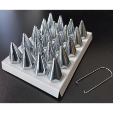 17 Mm. Sivri Bijon Kapağı  20'li Set