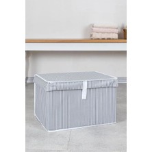 (3 Adet) Alas Çok Amaçlı Kapaklı Kutu Saklama Kutusu Mini Boy Tela 40*30*26 cm