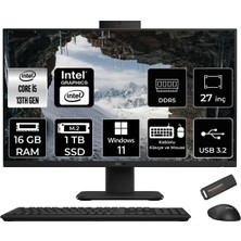 Asus V470 Intel Core I5 13420H 16GB 1tb SSD 27" Fhd 100Hz Windows 11 Pro All In One Bilgisayar & Per4 USB Bellek V470I58512B0DP388