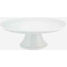 Vista Alegre Ornament Beyaz Porselen Kek Standı 28 cm