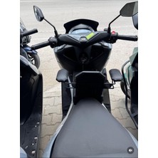 Volta Apex5 Motosiklet Çocuk Koltuğu, Emniyet Kemerli, Siyah Deri, Kollu, 2-8 Yaş Arası, Hediyeli