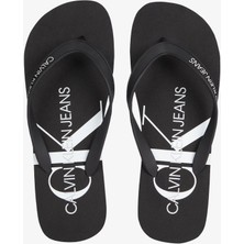 Calvin Klein Beach Monogram Erkek Parmak Arası Terlik Siyah