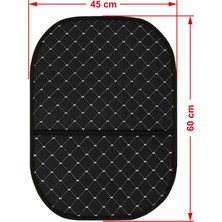 Blackdot Serisi Dokuma Kumaş Oto Koltuk Arkası Koruyucu Cepli Organizer 2 Adet