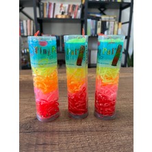 Renkli Perma Ince Tüp Içinde Lastik Toka 3 Tane