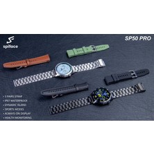 Spiface SP50 Pro Android-Ios Uyumlu Bildirim Görme Konuşma Özellikli Akıllı Saat + 3 Kordon