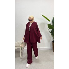 Ayrobin Bağcıklı Ikili Takım Pantolon Tesettür Alt Üst