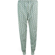 Erkek Battal Manşetli Ağlı Pijama Altı -Çok Renkli