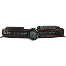 Vw Golf 6 2009-2013 Ön Panjur Gtı Çift Kırmızı Şeritli 5K0853651AK