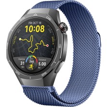 Huawei Watch Gt5 Pro 46MM Uyumlu Manyetik Milanese Loop Metal Kordon