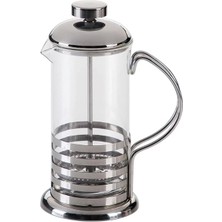 Paslanmaz Çelik Gövdeli French Press Kahve ve Çay Demleme Aparatı
