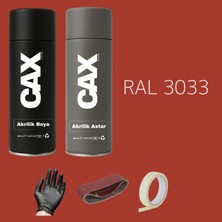 CAXCOLORS Sprey+Astar Premium Özel Yapım Akrilik Sprey Boya Seti 400 ml (Araba-Metal-Plastik-Ahşap)