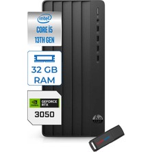 Hp 290 Pro G9 Intel I5-13400 32GB 4tb SSD 6GB/RTX3050 Windows 11 Pro Masaüstü Bilgisayar RTB6JD6ESP15+ZETTAUSBBELLEK