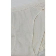Tutku 3 Lü Ekru Jakarlı Bikini Külot Slip