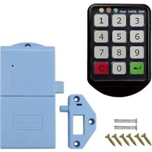 Powermaster PM-26724 Tuş Şifreli Siyah Çekmece Dolap Kilidi (2'li Paket)