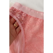 Tutku 2 Li Kadın Pirates Safir Dantel Detaylı Bikini Slip Külot